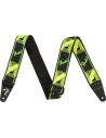 FENDER STRAP NEON MONOGRAM GREEN/YELLOW