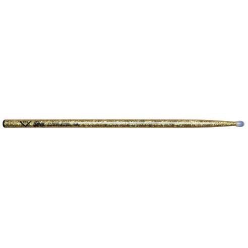 Vater VCG5AN \'\'Color Wrap Los Angeles 5A Gold Sparkle Nylon\'\' - L: 16\'\' | 40.64cm  D: 0.570\'\' | 1.45cm - American Hickor