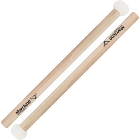 Vater MV-B1PWR \'\'Power Bass Drum Mallets\'\' - Battente in feltro duro - Per grancasse da 16\'\' a 18\'\'