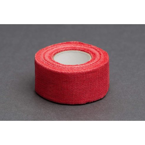 Vater VSTR \'\'Stick & Finger Tape Red\'\' - Nastro in garza autoaderente rosso 2,5cm x 9m