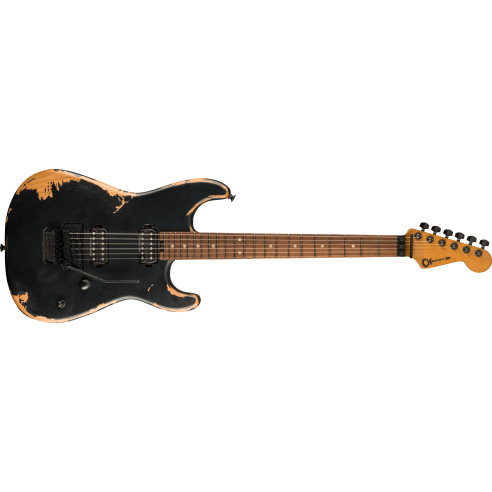 CHARVEL PRO MOD RELIC SAN DIMAS STYLE 1 HH FR WEATHERED BLACK