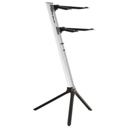 STAY MUSIC STANDS Stay 1100/2 - Slim Model - 290 Mm - Silver