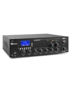 Power Dynamics PPA502 100V Mixer-2 Zone Amp 50W BT