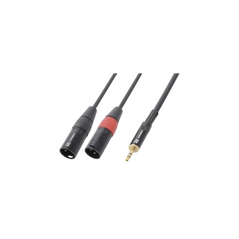 Power Dynamics Connex CX70-1 Cable 2xXLR M- 3.5 St.M 1.5m