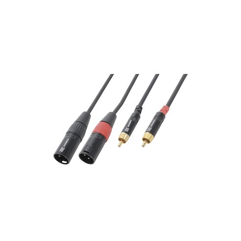 Power Dynamics Connex CX66-1 Cable 2xXLR M-2xRCA M 1.5m