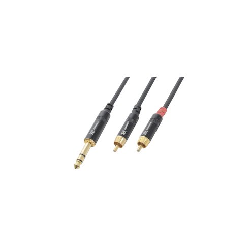 Power Dynamics Connex CX84-1 Cable 6.3 St.-2 RCA M 1.5m