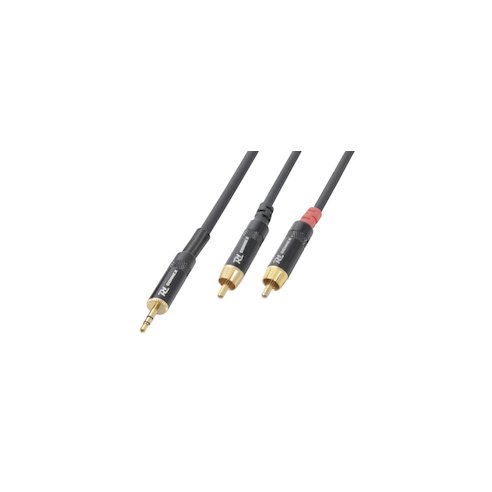 Power Dynamics Connex CX85-1 Cable 3.5 St.-2xRCA M 1.5m