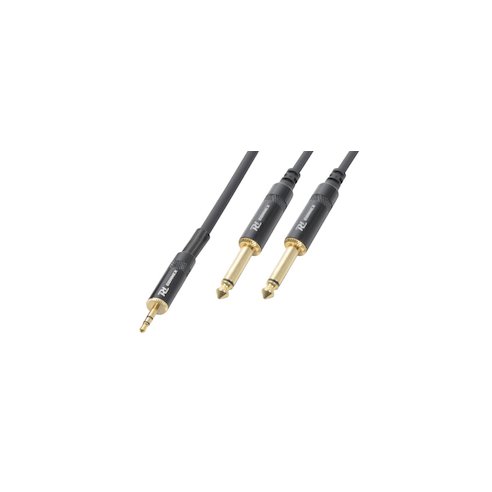 Power Dynamics Connex CX86-3 Cable 3.5 St.-2x6.3M 3m HQ