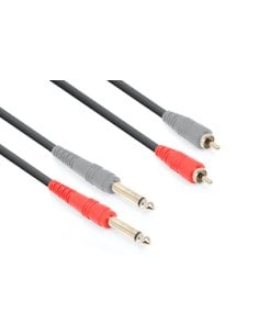 Vonyx CX324-1 Cable 2x6.3M-2xRCA M 1.5m