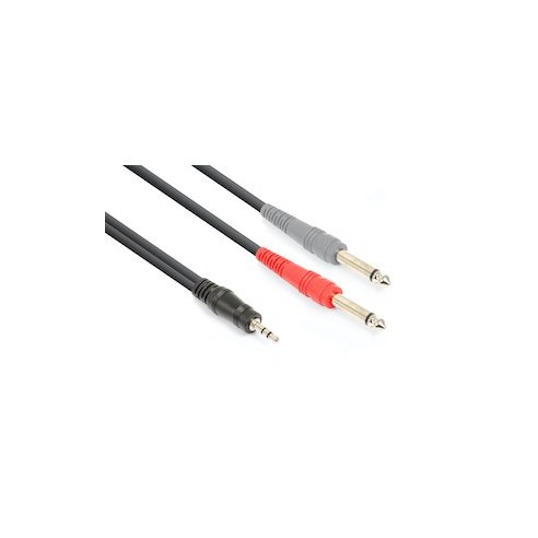 Vonyx CX332-1 Cable 3.5 St.-2x6.3 M 1,5m