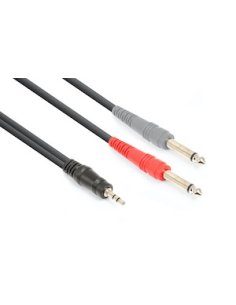 Vonyx CX332-6 Cable 3.5 St.-2x6.3 M 6.0m