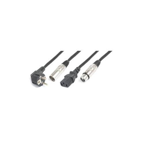 Power Dynamics Connex CX10-20 Shuko/XLR M-IEC F/XLR F 20m