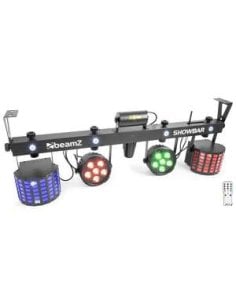 BeamZ ShowBar 2xPAR 6x6in 2xDerby, Laser