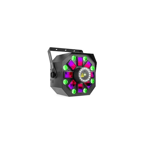 BeamZ MultiBox 100W RGBWAP strobe laser irc