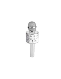 Max KM01S Karaoke Microph. BT/MP3 Silver