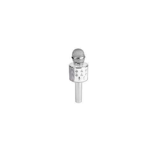 Max KM01S Karaoke Microph. BT/MP3 Silver