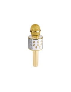Max KM01G Karaoke Microph. BT/MP3 Gold