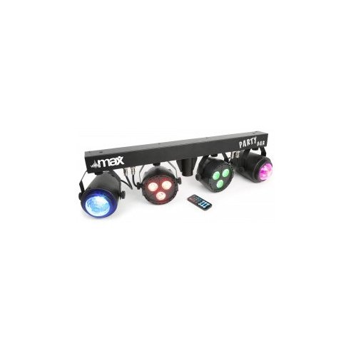 Max PartyBar1 2PAR 3x4in1LED+2 JellyB