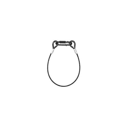 beamZ SAF35 Safety Cable 35cmx3mm 30kg BLK