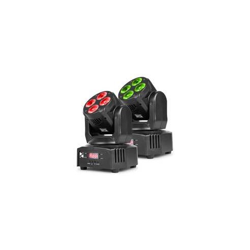 BeamZ MHL36 Set 2xWash 4x9W 3in1 incl bag