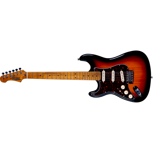 JET JS-300 SB LH SSS SUNBURST ROASTED MAPLE LEFT HANDED