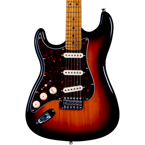 JET JS-300 SB LH SSS SUNBURST ROASTED MAPLE LEFT HANDED