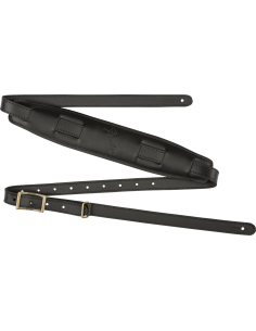 FENDER STRAP MUSTANG SADDLE BLACK LONG