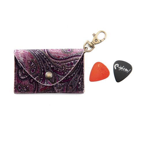 RIGHTON! STRAPS Righton Straps Pick Pouch Paisley Burgundy