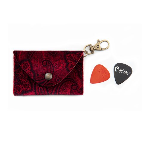 RIGHTON! STRAPS Righton Straps Pick Pouch Paisley Red