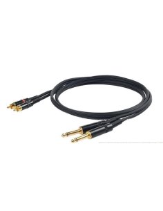 REDLINEMILANO CAVO 2 RCA/2 JACK MONO M. 6,3 1,5 M