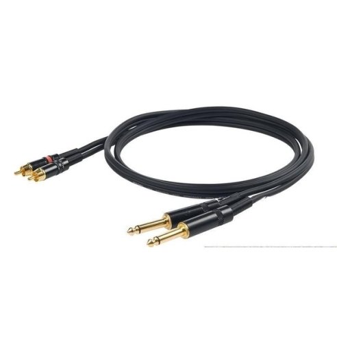 REDLINEMILANO CAVO 2 RCA/2 JACK MONO M. 6,3 1,5 M