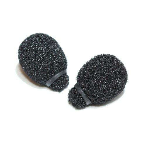 RYCOTE MICROPHONE MINIATURE LAVALIER FOAMS BLACK (1 P