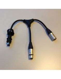 MARTIN Power+data in cable tripix/XLR5-XLR4 0,25m.