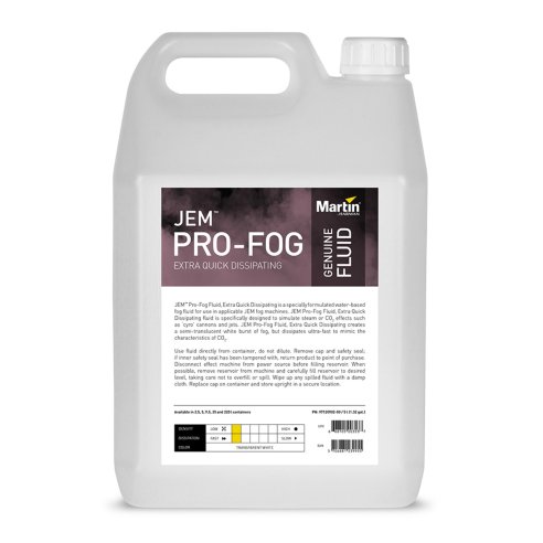 MARTIN JEM Pro-Fog fluid extra quick dissipating (4 x 5l).