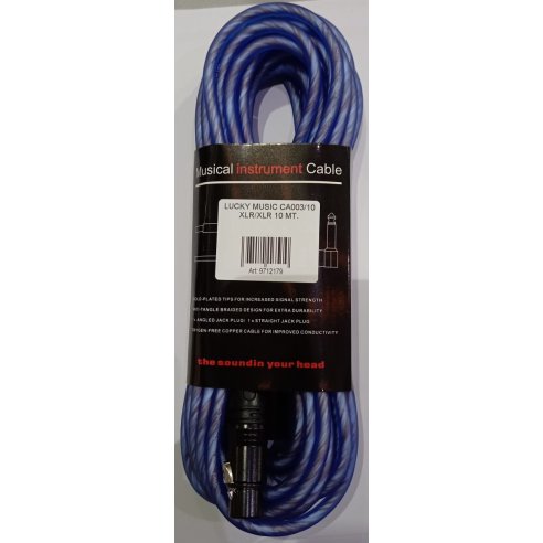 LUCKY MUSIC CA003/10 XLR/XLR 10 MT.
