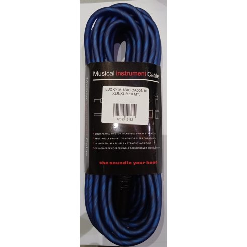 LUCKY MUSIC CA005/10 XLR/XLR 10 MT.