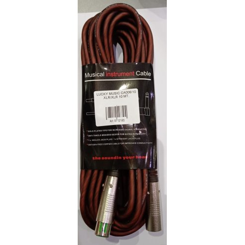 LUCKY MUSIC CA006/10 XLR/XLR 10 MT.