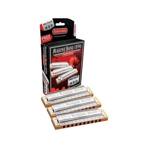 HOHNER MARINE BAND 1896 PROPACK  (C-, G-, A)