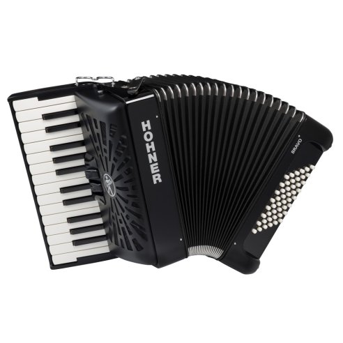 HOHNER BRAVO II 48 NERO A16522 SILENTKEY