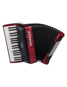 HOHNER BRAVO III 72 ROSSO A16632 SILENTKEY