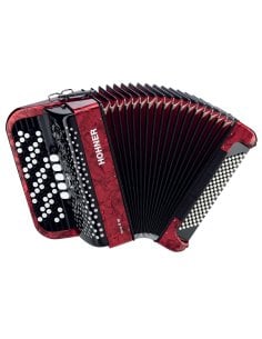 HOHNER NOVA III 96 RED, C-STEPPED