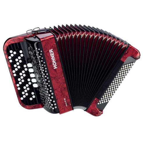 HOHNER NOVA III 96 RED, C-STEPPED