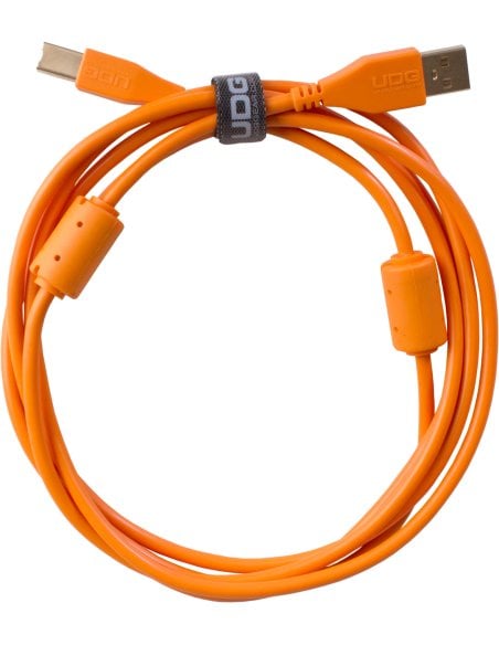 UDG U95001OR - ULTIMATE AUDIO CABLE  USB 2.0 A-B ORANGE STRAIGHT 1M