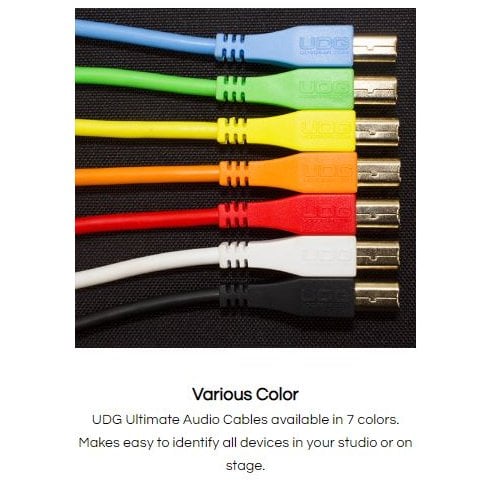 UDG U95001OR - ULTIMATE AUDIO CABLE  USB 2.0 A-B ORANGE STRAIGHT 1M