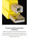 UDG U95002YL - ULTIMATE AUDIO CABLE USB 2.0 A-B YELLOW STRAIGHT 2M