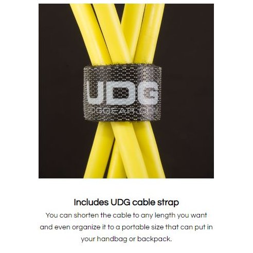 UDG U95003RD - ULTIMATE AUDIO CABLE USB 2.0 A-B RED STRAIGHT 3M