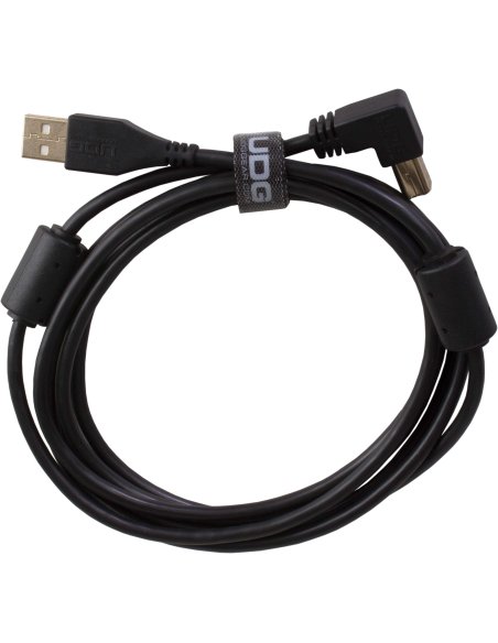 UDG U95004BL - ULTIMATE AUDIO CABLE USB 2.0 A-B BLACK ANGLED 1M UDG U95004BL - ULTIMATE AUDIO CABLE USB 2.0 A-B BLACK ANGLED 1M