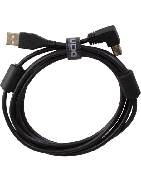 UDG U95006BL - ULTIMATE AUDIO CABLE USB 2.0 A-B BLACK ANGLED 3M UDG U95006BL - ULTIMATE AUDIO CABLE USB 2.0 A-B BLACK ANGLED 3M
