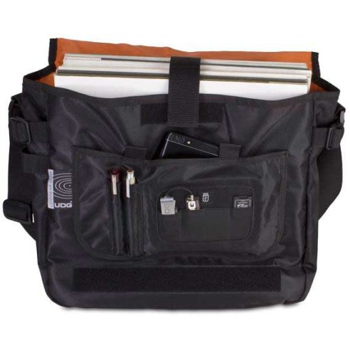 UDG U9450BL/OR - ULTIMATE COURIERBAG  BLACK, ORANGE INSIDE