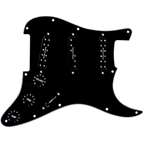 SEYMOUR DUNCAN PICKGRD ASSY EVERYTHING AXE BLK